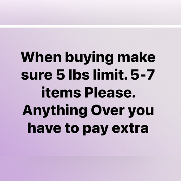 5 LB Limit - Picture 1 of 1